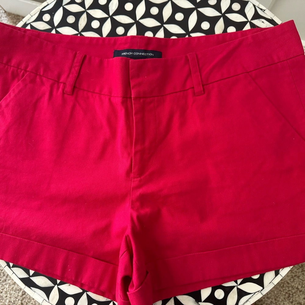 French Connection red shorts (size 10)